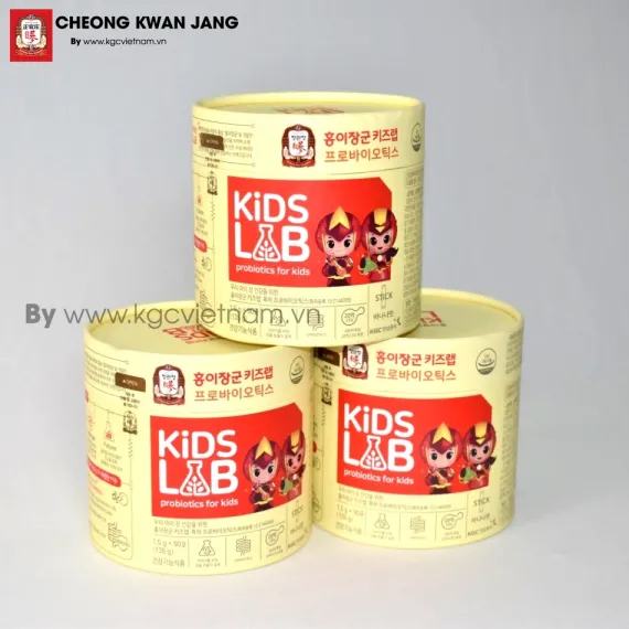 Men vi sinh cho trẻ KGC Cheong Kwan Jang General Hong Yi's Kids Lab Probiotics 1,5g x 90 gói