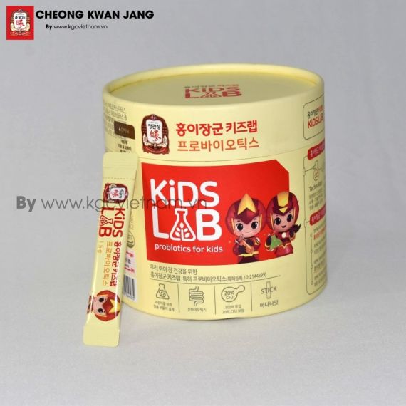 Men vi sinh cho trẻ KGC Cheong Kwan Jang General Hong Yi's Kids Lab Probiotics 1,5g x 90 gói