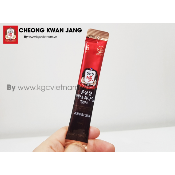 Nước hồng sâm KGC Jung Kwan Jang Everytime Balance 10ml x 30 gói