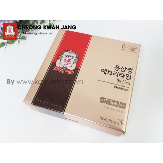 Nước hồng sâm KGC Jung Kwan Jang Everytime Balance 10ml x 30 gói
