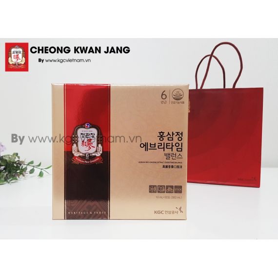 Nước hồng sâm KGC Jung Kwan Jang Everytime Balance 10ml x 30 gói