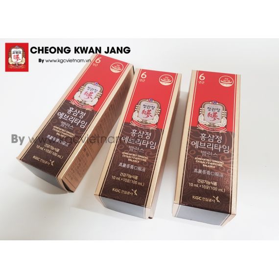 Nước hồng sâm KGC Jung Kwan Jang Everytime Balance 10ml x 30 gói