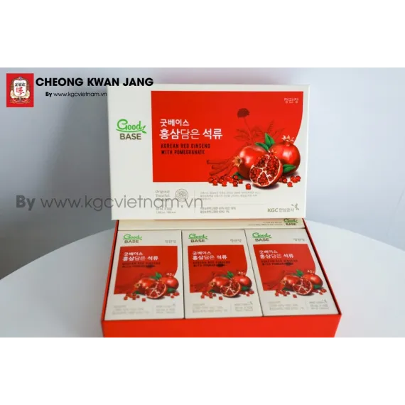 Nước hồng sâm lựu đỏ Good Base KGC Jung Kwan Jang 50ml x 30 gói | kgcvietnam.vn