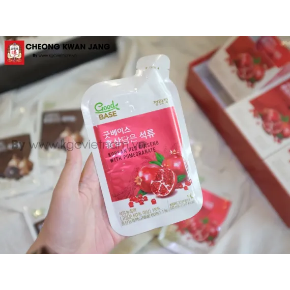 Nước hồng sâm lựu đỏ Good Base KGC Jung Kwan Jang 50ml x 30 gói | kgcvietnam.vn