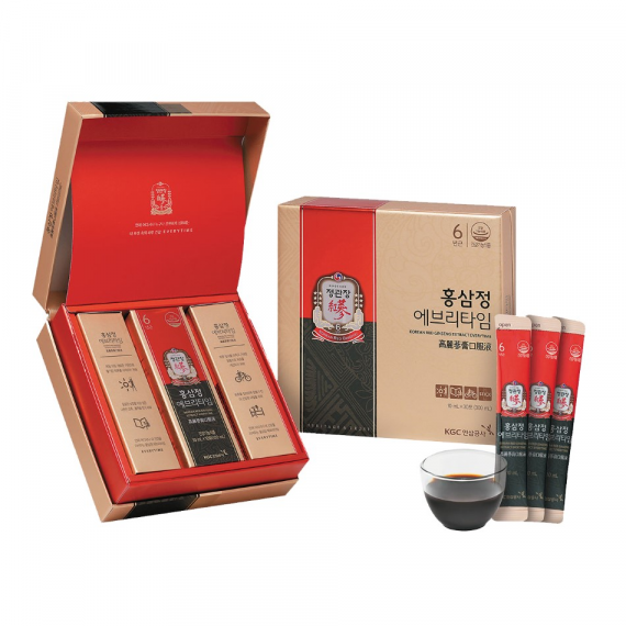 Nước hồng sâm KGC Jung Kwan Jang Everytime 10ml x 30 gói | kgcvietnam.vn