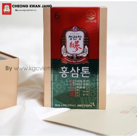 Nước hồng sâm Tonic Gold KGC 40ml x 30 gói | kgcvietnam.vn