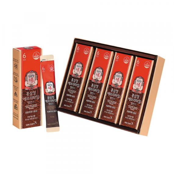 Nước hồng sâm KGC Jung Kwan Jang Everytime Balance 10ml x 20 gói | kgcvietnam.vn