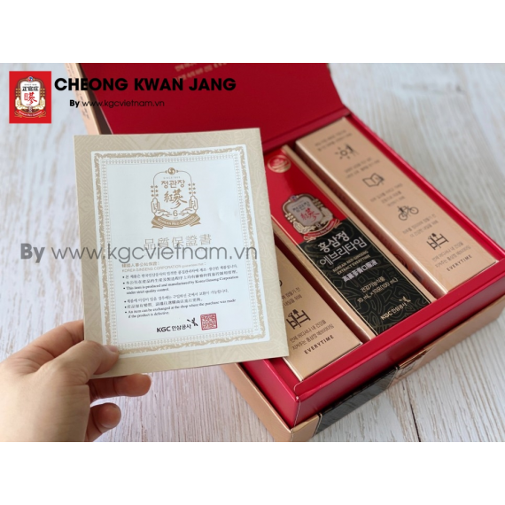 Nước hồng sâm Jung Kwan Jang - KGC Everytime 10ml x 30 gói | kgcvietnam.vn