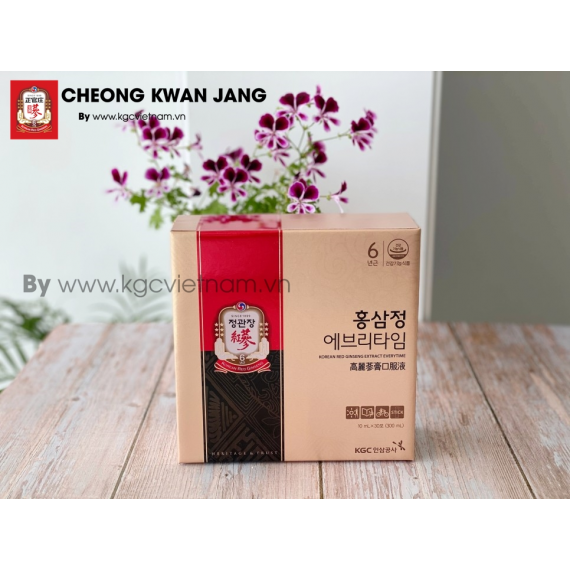 Nước hồng sâm Jung Kwan Jang - KGC Everytime 10ml x 30 gói | kgcvietnam.vn