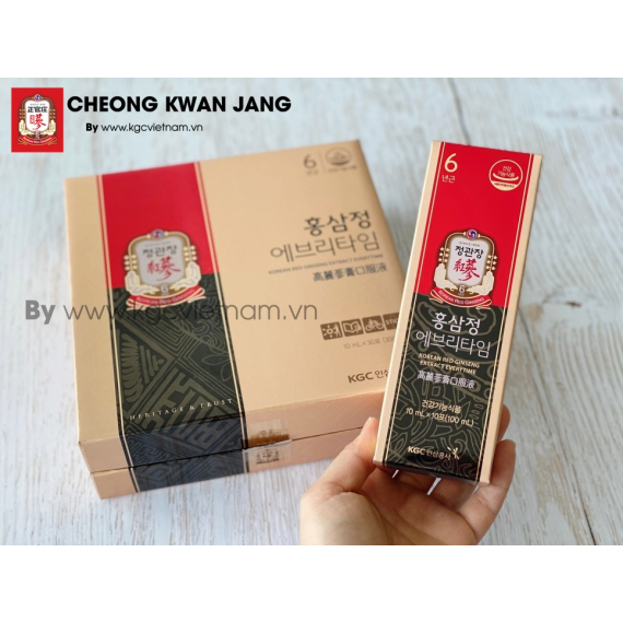 Nước hồng sâm Jung Kwan Jang - KGC Everytime 10ml x 30 gói | kgcvietnam.vn