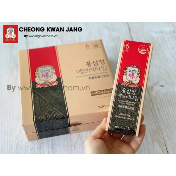 Nước hồng sâm Jung Kwan Jang - KGC Everytime 10ml x 30 gói | kgcvietnam.vn