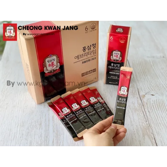 Nước hồng sâm Jung Kwan Jang - KGC Everytime 10ml x 30 gói | kgcvietnam.vn