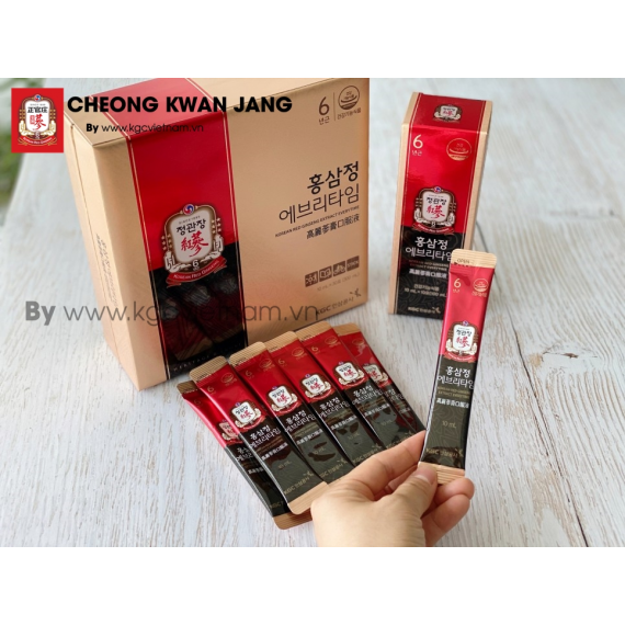 Nước hồng sâm KGC Jung Kwan Jang EveryTime 10ml x 30 gói | kgcvietnam.vn