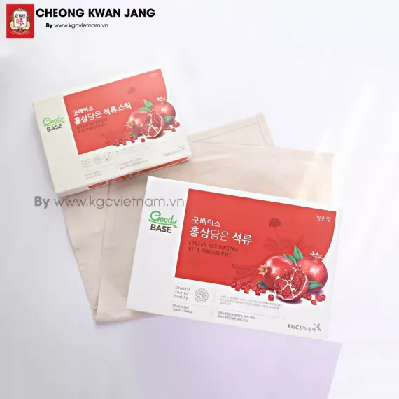 Nước hồng sâm lựu đỏ Good Base KGC Jung Kwan Jang 10ml x 30 gói | kgcvietnam.vn