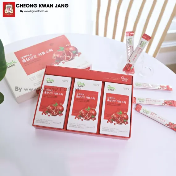 Nước hồng sâm lựu đỏ Good Base KGC Jung Kwan Jang 10ml x 30 gói | kgcvietnam.vn