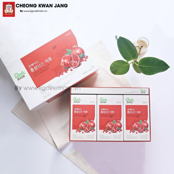 Nước hồng sâm lựu đỏ Good Base KGC Jung Kwan Jang 50ml x 30 gói | kgcvietnam.vn