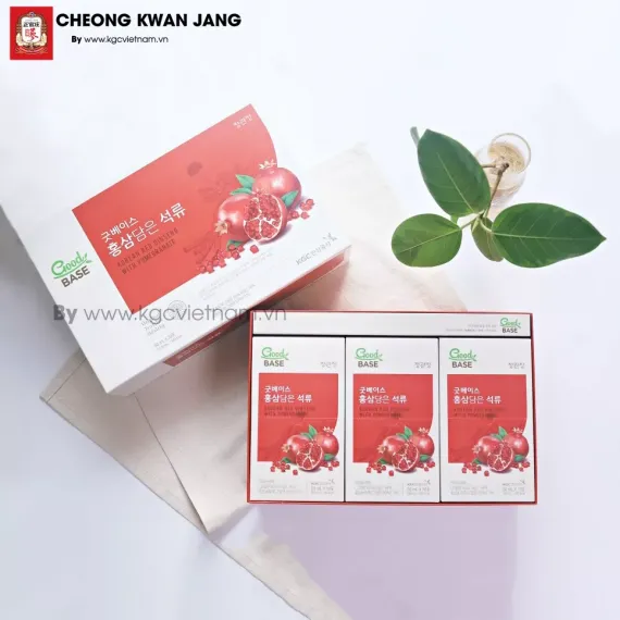 Nước hồng sâm lựu đỏ Good Base KGC Jung Kwan Jang 50ml x 30 gói | kgcvietnam.vn