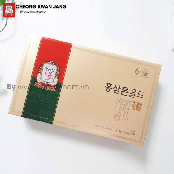 Nước hồng sâm Tonic Gold KGC 40ml x 30 gói | kgcvietnam.vn