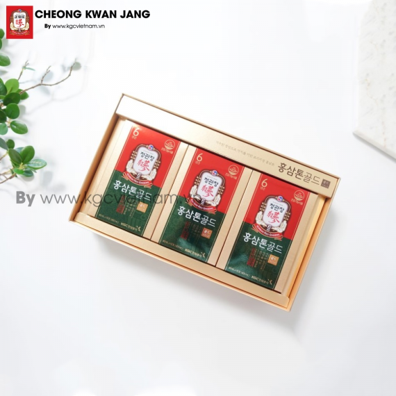 Nước hồng sâm Tonic Gold KGC 40ml x 30 gói | kgcvietnam.vn