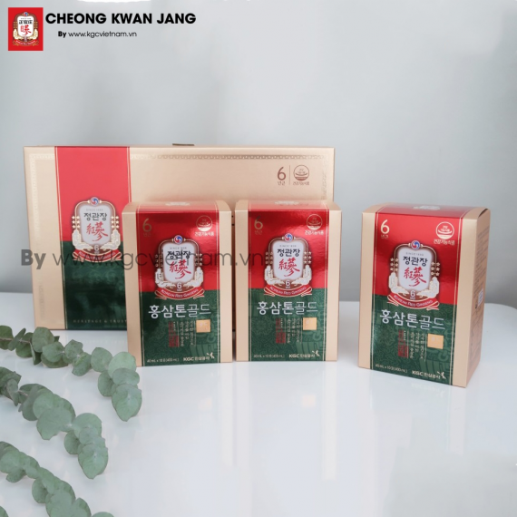 Nước hồng sâm Tonic Gold KGC 40ml x 30 gói | kgcvietnam.vn