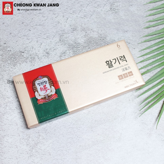 Nước hồng sâm KGC Vital Tonic 20ml x 10 ống | kgcvietnam.vn