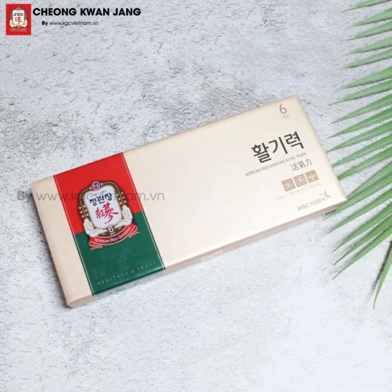 Nước hồng sâm KGC Vital Tonic 20ml x 10 ống | kgcvietnam.vn