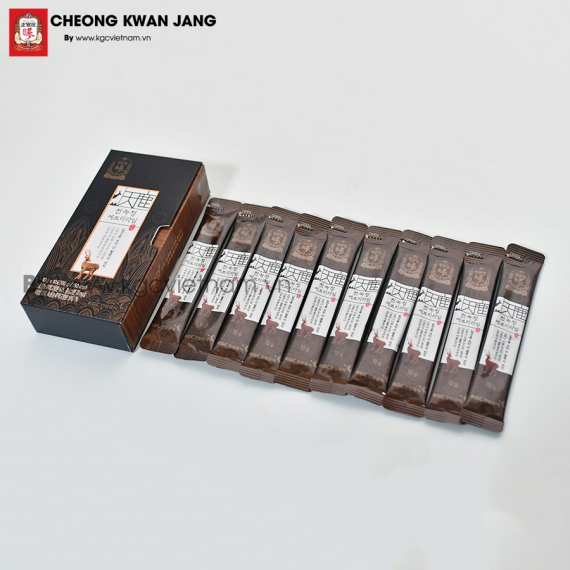 Nước hồng sâm nhung hươu KGC Jung Kwan Jang Cheon Nok 10g x 30 gói | kgcvietnam.vn