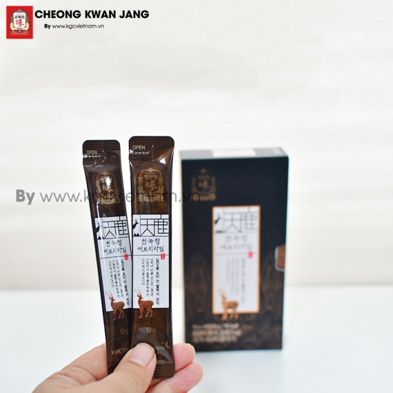 Nước hồng sâm nhung hươu KGC Jung Kwan Jang Cheon Nok 10g x 30 gói | kgcvietnam.vn