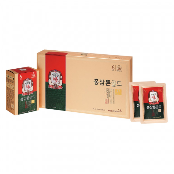 Nước hồng sâm Tonic Gold KGC 40ml x 30 gói | kgcvietnam.vn