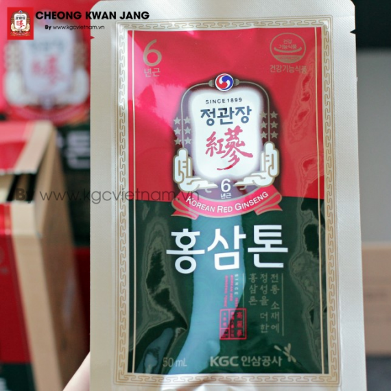 Nước hồng sâm Tonic Mild KGC 50ml x 30 gói | kgcvietnam.vn