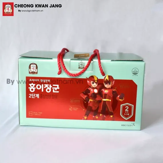 Nước hồng sâm trẻ em KGC Jung Kwan Jang 20ml x 90 gói số 2 | kgcvietnam.vn