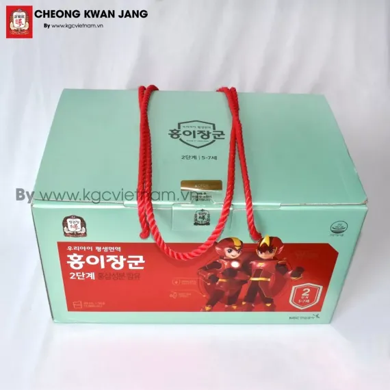 Nước hồng sâm trẻ em KGC Jung Kwan Jang 20ml x 90 gói số 2 | kgcvietnam.vn