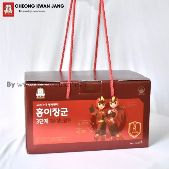 Nước hồng sâm trẻ em KGC số 3 20ml x 90 gói