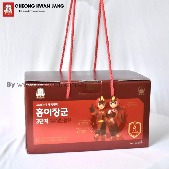 Nước hồng sâm trẻ em KGC số 3 20ml x 90 gói