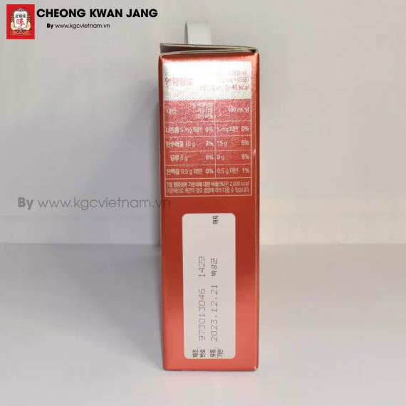 Nước Hồng Sâm Won KGC Jung Kwan Jang Hàn Quốc 70ml x 15 gói | kgcvietnam.vn