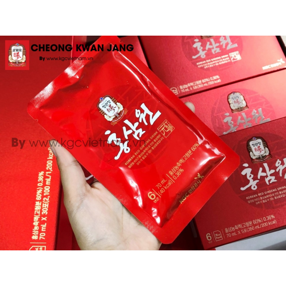 Nước Hồng Sâm Won KGC Jung Kwan Jang Hàn Quốc 70ml x 15 gói | kgcvietnam.vn