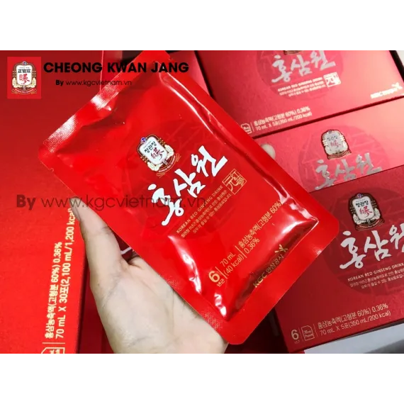 Nước Hồng Sâm Won KGC Jung Kwan Jang Hàn Quốc 70ml x 15 gói | kgcvietnam.vn