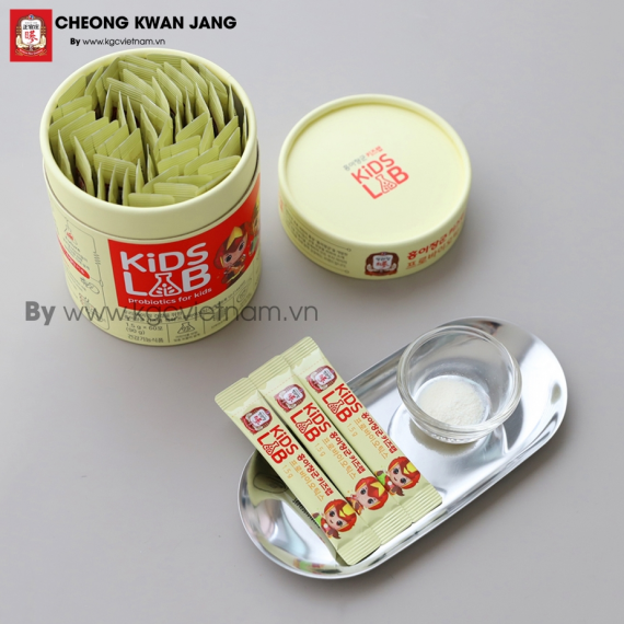 Men vi sinh cho trẻ KGC Cheong Kwan Jang General Hong Yi's Kids Lab Probiotics 1,5g x 90 gói