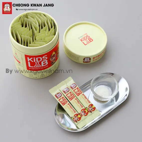 Men vi sinh cho trẻ KGC Cheong Kwan Jang General Hong Yi's Kids Lab Probiotics 1,5g x 90 gói