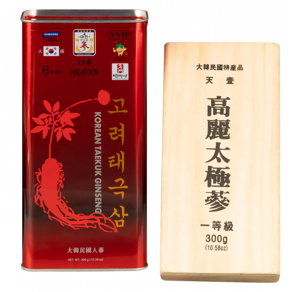 Thiên Sâm Chính Phủ Hàn Quốc Củ Khô VVIP 300g 10 củ