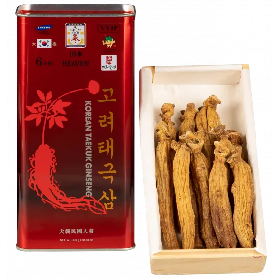 Thiên Sâm Chính Phủ Hàn Quốc Củ Khô VVIP 300g 10 củ