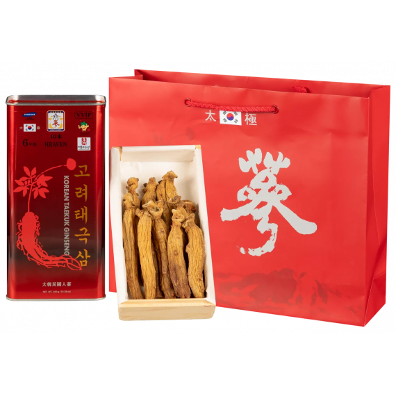 Thiên Sâm Chính Phủ Hàn Quốc Củ Khô VVIP 300g 10 củ