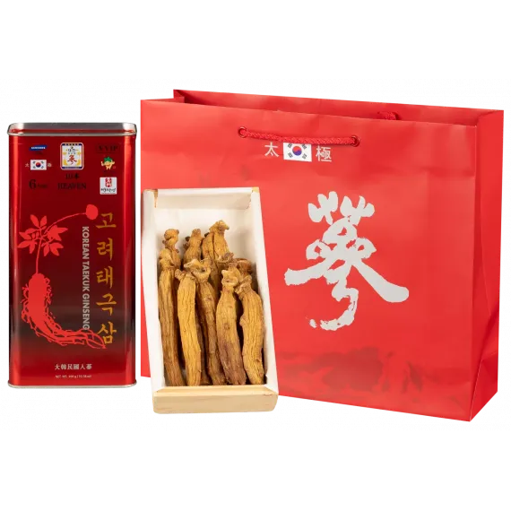 Thiên Sâm Chính Phủ Hàn Quốc Củ Khô VVIP 300g 10 củ