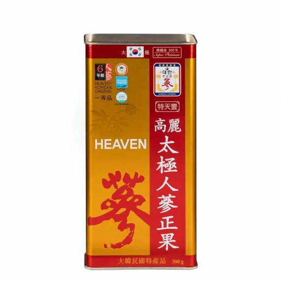 Thiên Sâm Chính Phủ Tẩm Mật Ong VVIP 300g 6 Củ