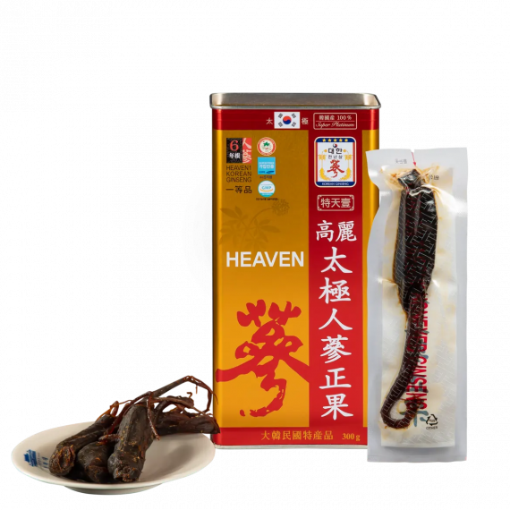 Thiên Sâm Chính Phủ Tẩm Mật Ong VVIP 300g 6 Củ