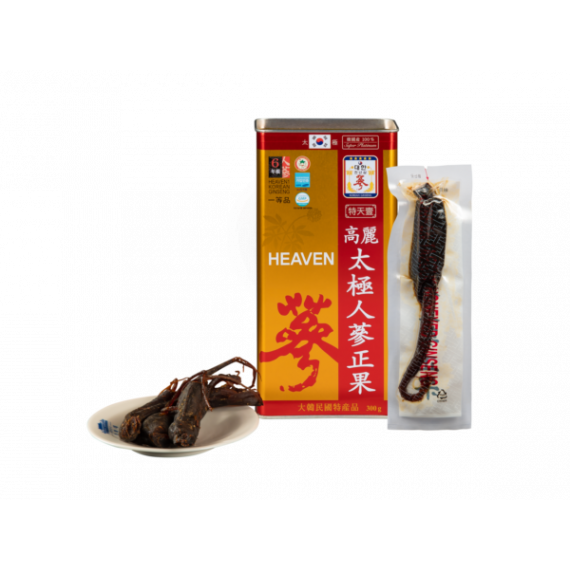 Thiên Sâm Chính Phủ Tẩm Mật Ong VVIP 300g 6 Củ