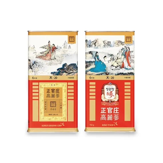 Thiên sâm củ khô KGC Jung Kwan Jang HEAVEN ROOTS 150g số 20 (hộp 7 củ)