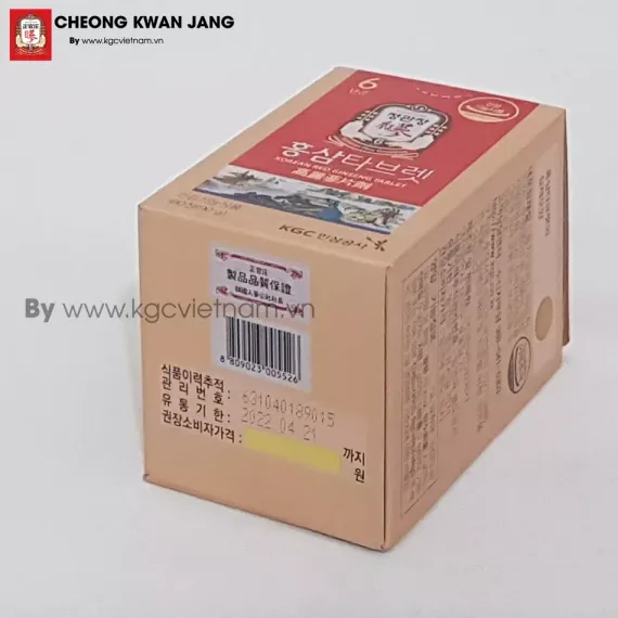 Bột hồng sâm KGC - Jung Kwan Jang dạng viên nén 90g x 180 viên | kgcvietnam.vn