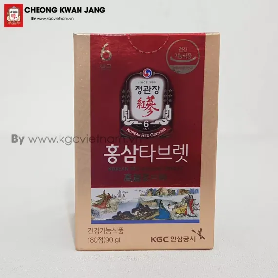 Bột hồng sâm KGC - Jung Kwan Jang dạng viên nén 90g x 180 viên | kgcvietnam.vn