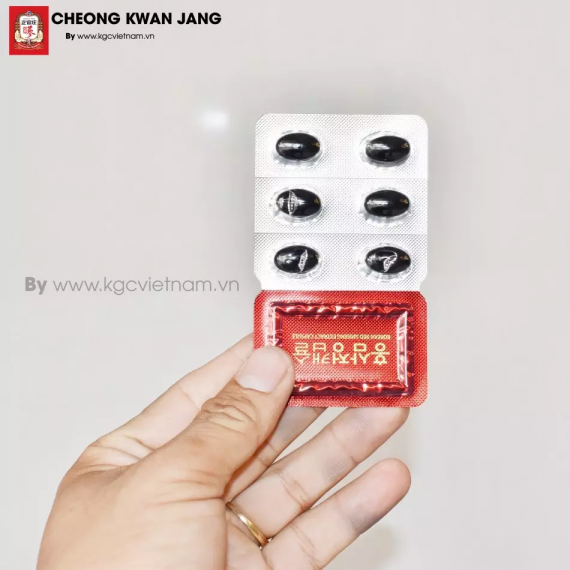 Viên hồng sâm KGC Jung Kwan Jang Extract Capsule 600mg x 300 viên | kgcvietnam.vn